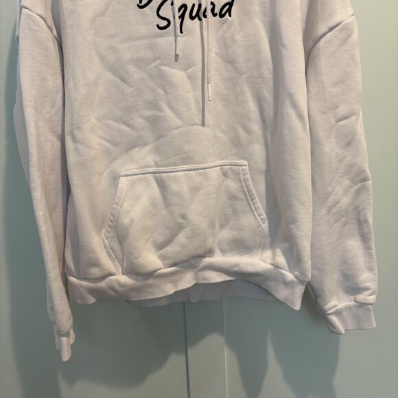 Dunk Squad Hoodie Mens Medium Basketball Embroidered Graphic Pullover Sweatshirt - Picture 4 of 11